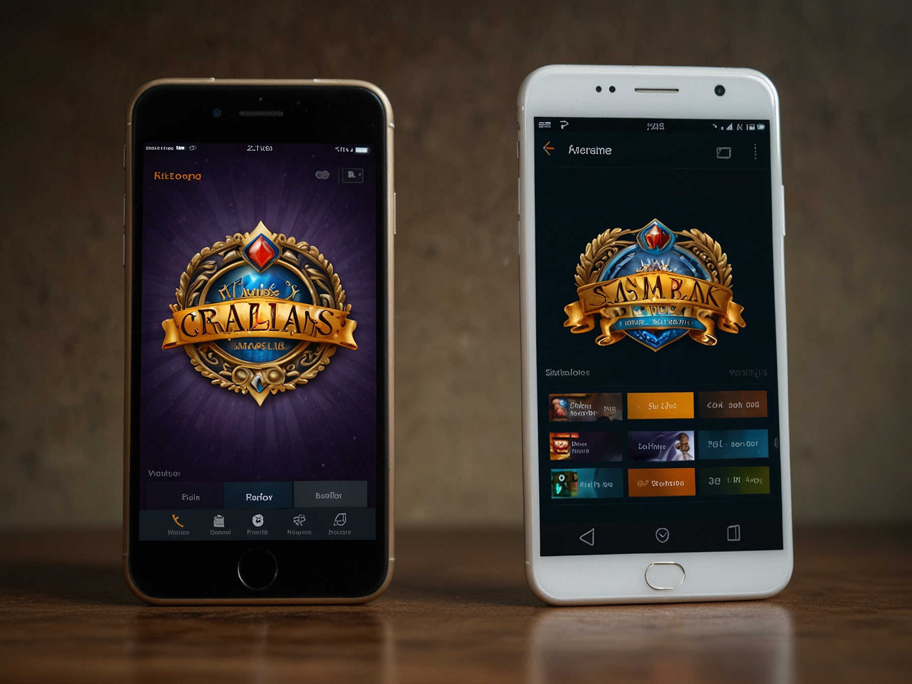 Khm777 mobile app on device screens